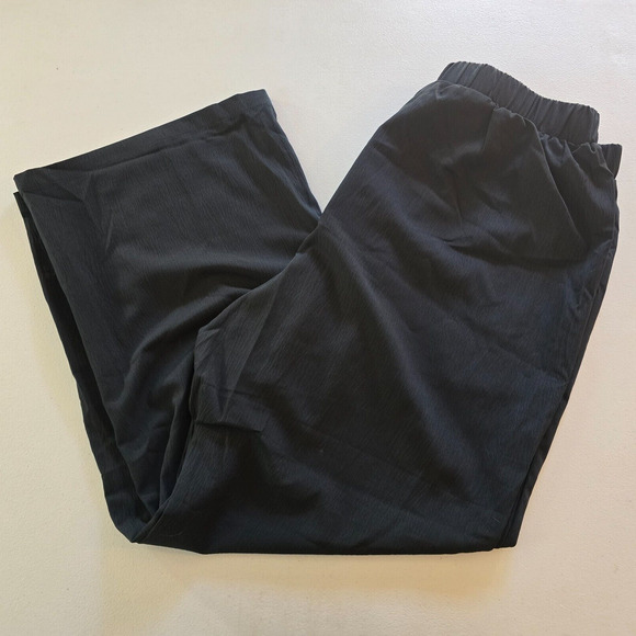 Bloomchic Pants Women's 1X Button Accent Elastic Waist Pocket Black NWT - Picture 7 of 15